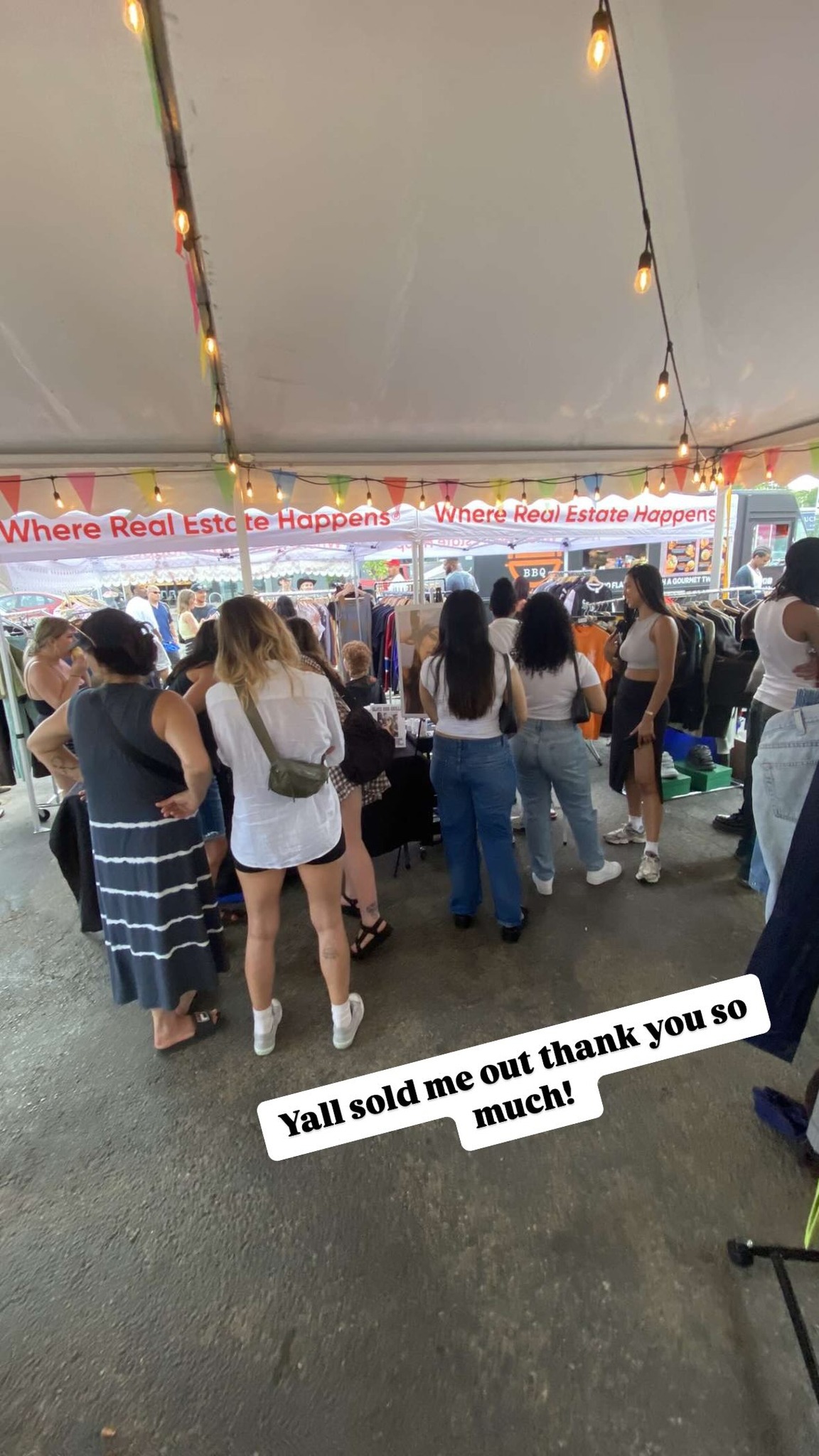 Glitz & Grillz pop-up event booth detail