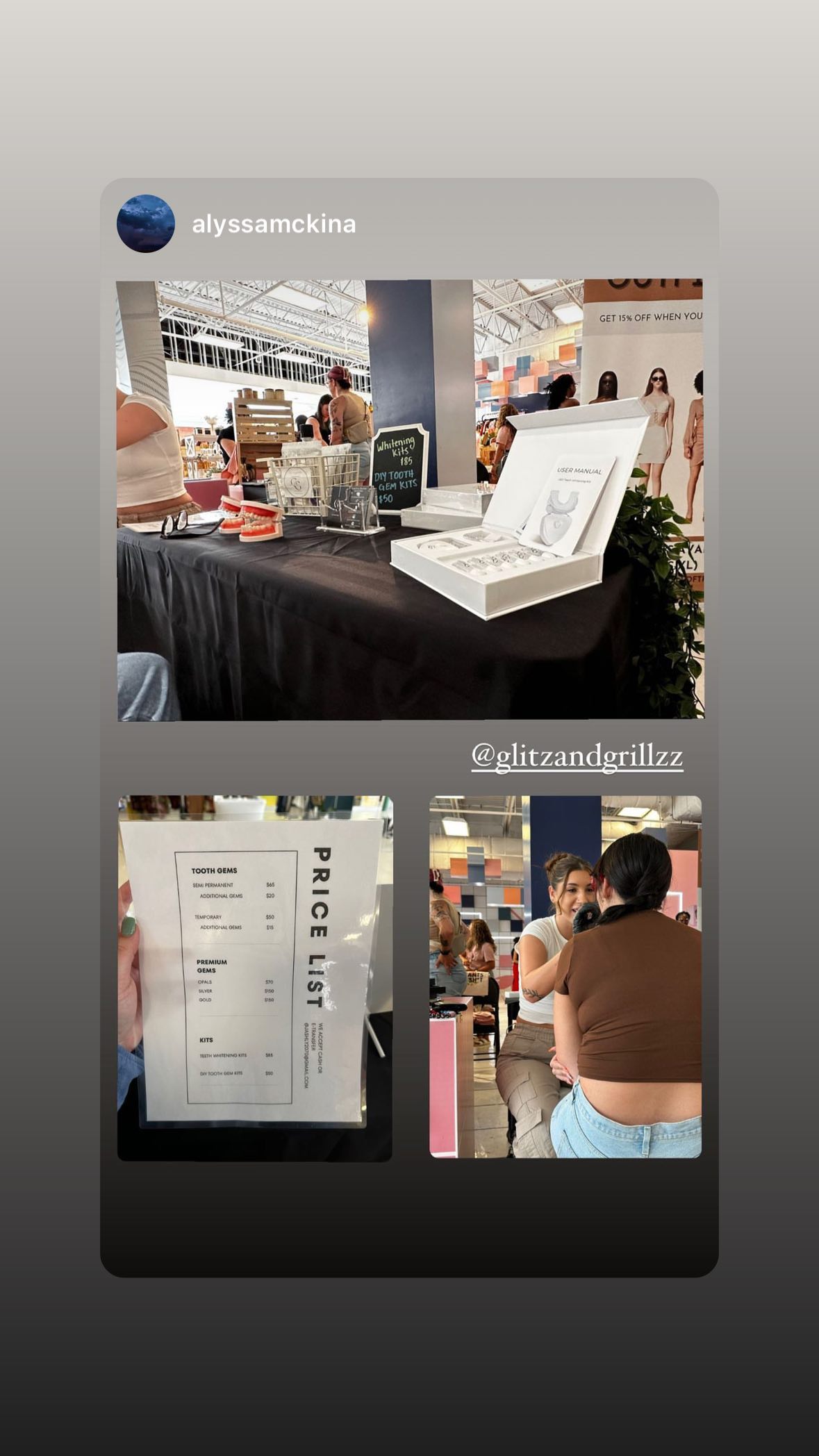 Glitz & Grillz pop-up activation moment